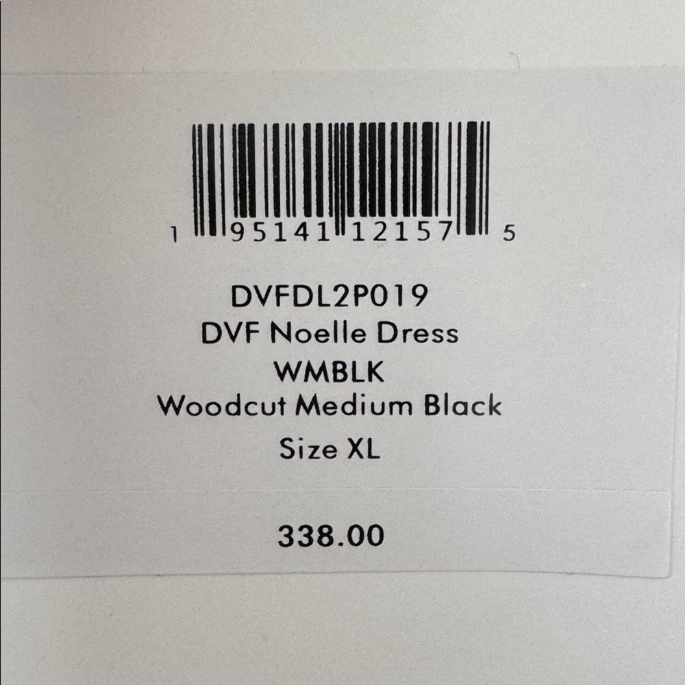 NWT DIANE VON FURSTENBERG Noelle Mini Dress In Woodcut Size XL - Picture 11 of 12